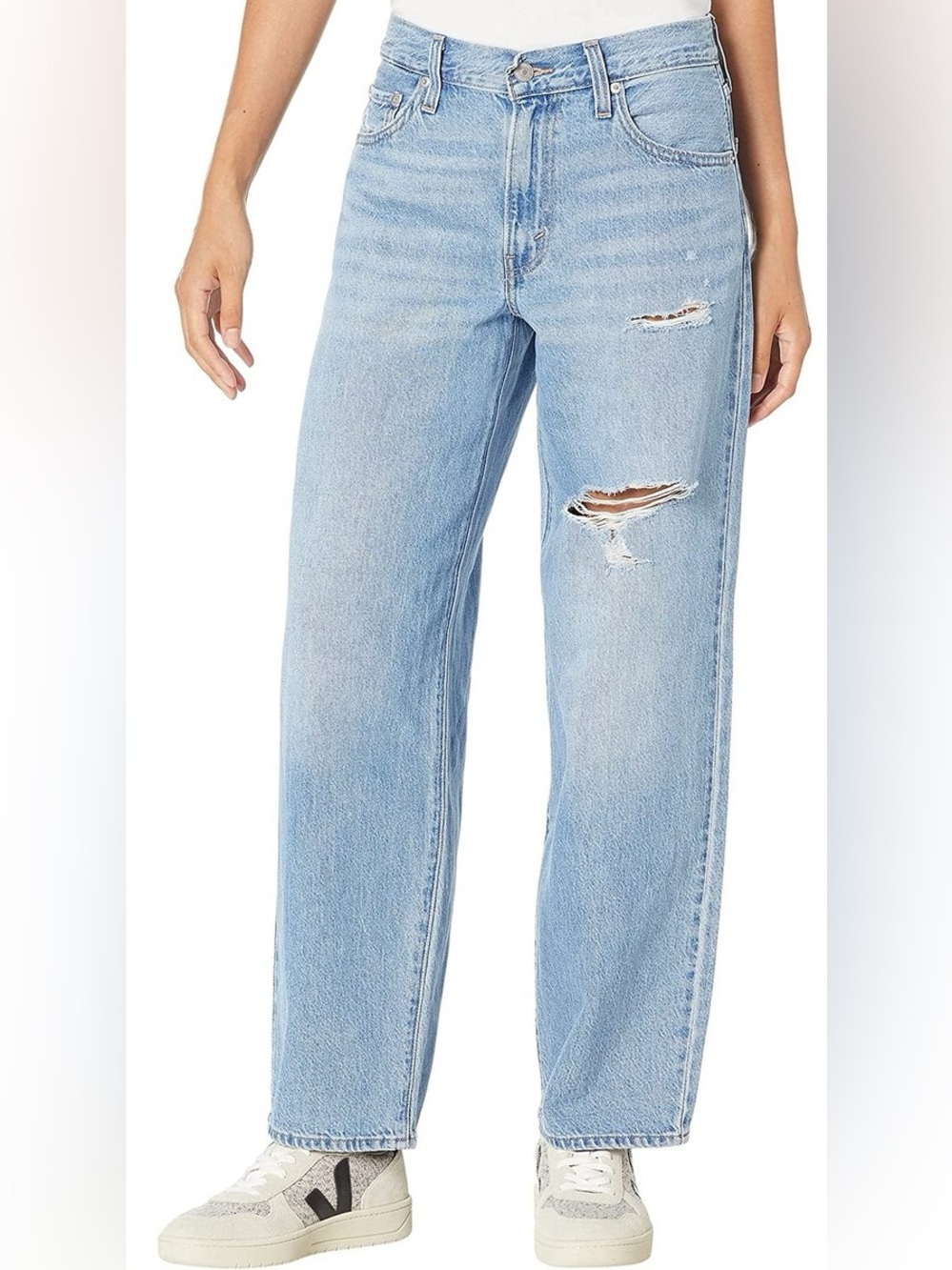 Levi’s Distressed Baggy Dad Jean